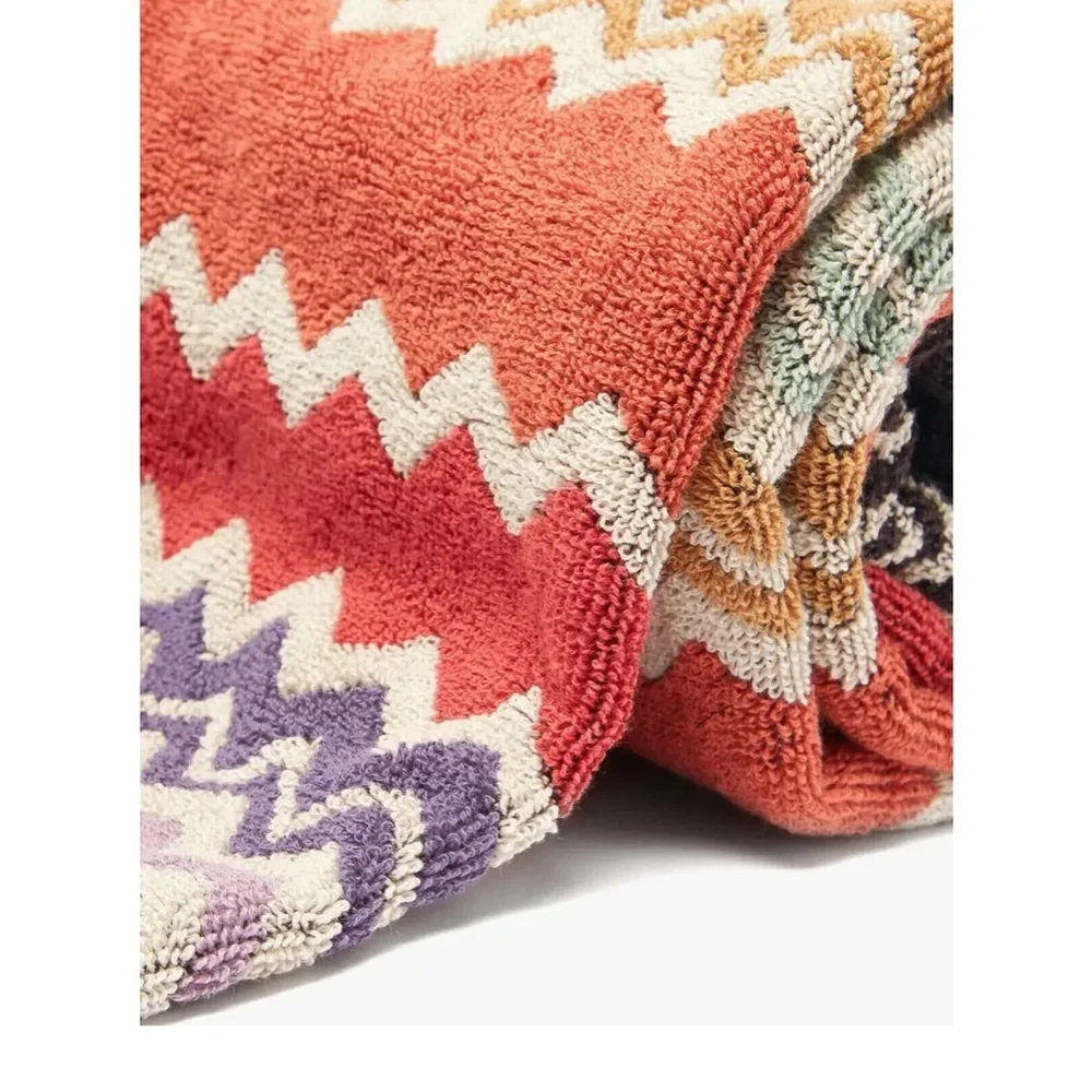 MISSONI HOME Rufus Terry Beach Towel Zigzag 63